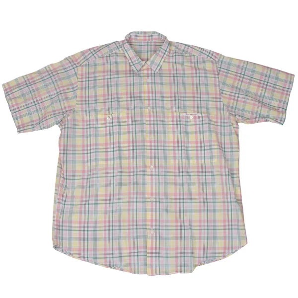 Papas Checked Cotton Short Sleeve Shirt Multi-Color L K-170974_001