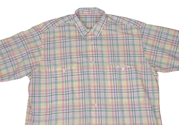 Papas Checked Cotton Short Sleeve Shirt K-170974_002