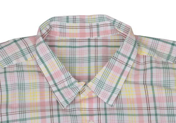Papas Checked Cotton Short Sleeve Shirt K-170974_003