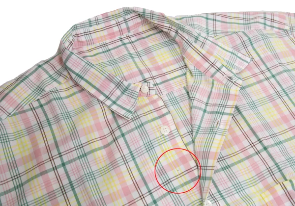 Papas Checked Cotton Short Sleeve Shirt K-170974_004