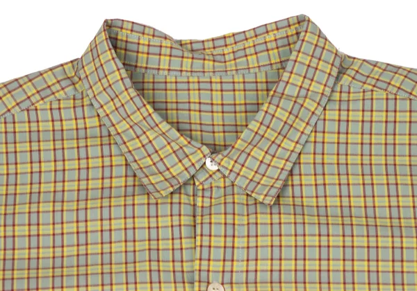 Papas Checked Cotton Short Sleeve Shirt K-170975_003