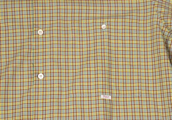 Papas Checked Cotton Short Sleeve Shirt K-170975_004