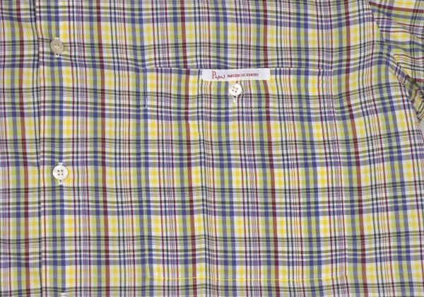 Papas Checked Cotton Short Sleeve Shirt K-170976_004