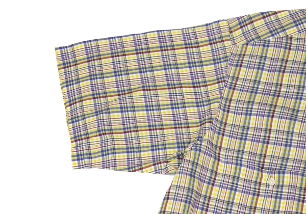 Papas Checked Cotton Short Sleeve Shirt K-170976_005