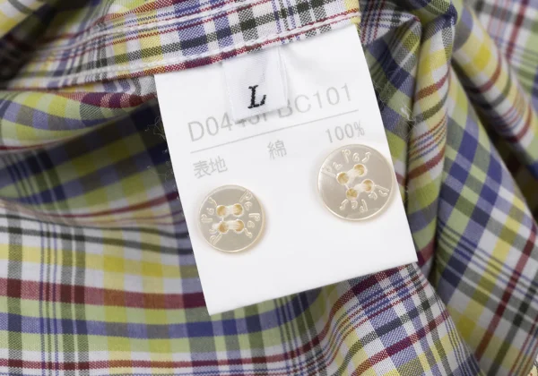 Papas Checked Cotton Short Sleeve Shirt K-170976_013