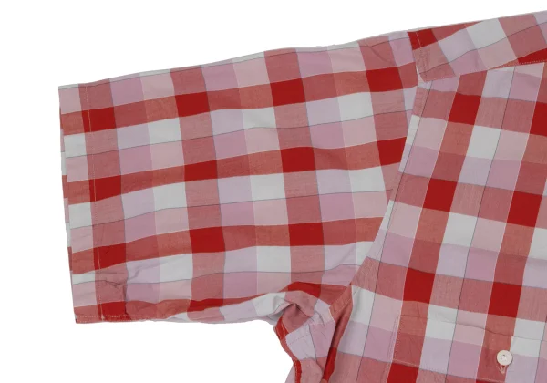 Papas Wrinkled Checker Cotton Short Sleeve Shirt K-170977_006