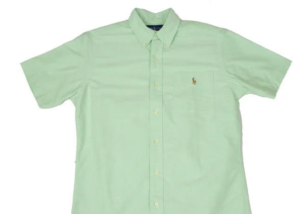 Ralph Lauren Pony Embroidery Cotton Oxford Short Sleeve Shirt K-170980_002