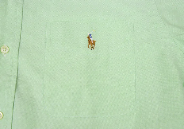 Ralph Lauren Pony Embroidery Cotton Oxford Short Sleeve Shirt K-170980_007