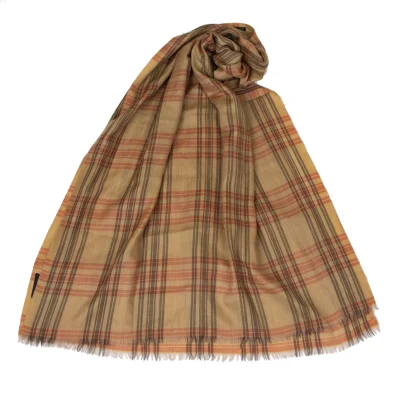 Papas Cashmere Check Stole