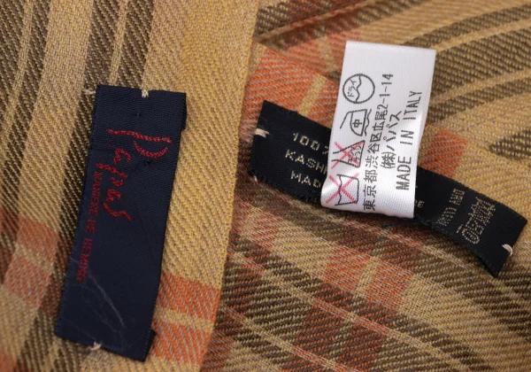 Papas Cashmere Check Stole K-170981_009