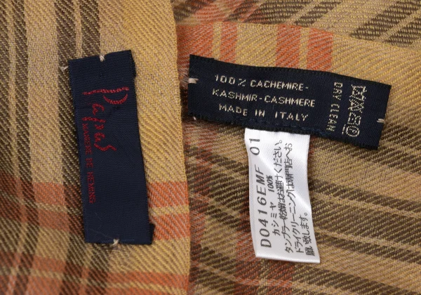 Papas Cashmere Check Stole K-170981_010