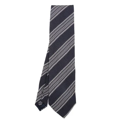 GIORGIO ARMANI Rayon Acetate Regimental Tie