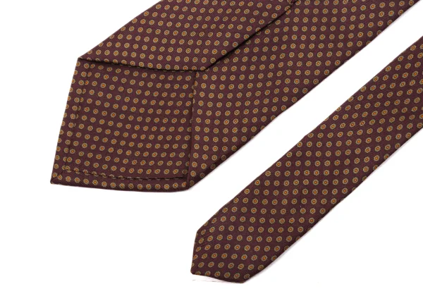 Papas Printed Silk Tie K-170983_006