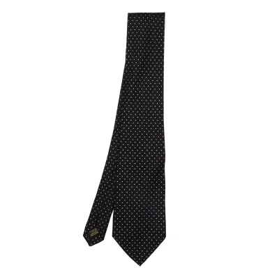 Papas Pin-dot Silk Tie