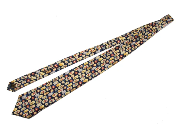 Papas Printed Silk Tie K-170985_002