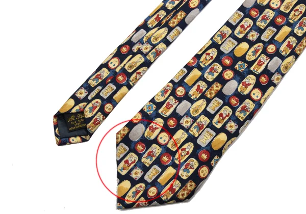 Papas Printed Silk Tie K-170985_003