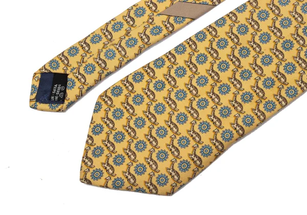 Salvatore Ferragamo Giraffe Print Silk Tie K-170986_003