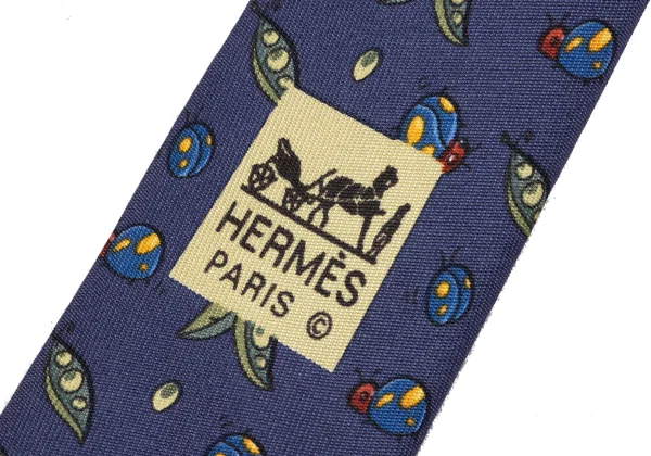 HERMES Printed Silk Tie K-170987_006