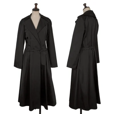 Yohji Yamamoto NOIR Nylon Cotton Waist Gather Coat