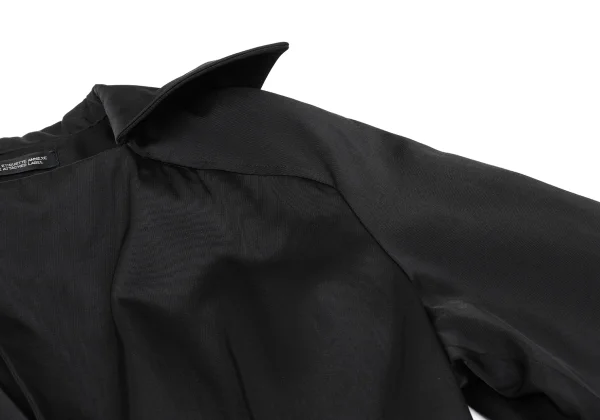 Yohji Yamamoto NOIR Nylon Cotton Waist Gather Coat K-170992_005