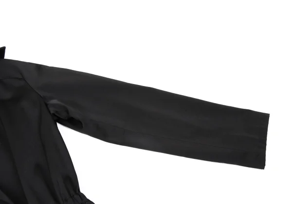 Yohji Yamamoto NOIR Nylon Cotton Waist Gather Coat K-170992_006