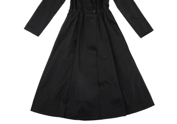 Yohji Yamamoto NOIR Nylon Cotton Waist Gather Coat K-170992_008