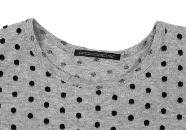Yohji Yamamoto NOIR Pile Dot T-shirt K-170993_003