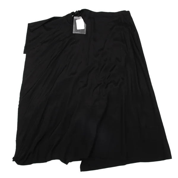 Yohji Yamamoto FEMME Asymmetry Drape Rayon Wrap Skirt Pants  K-170995_002