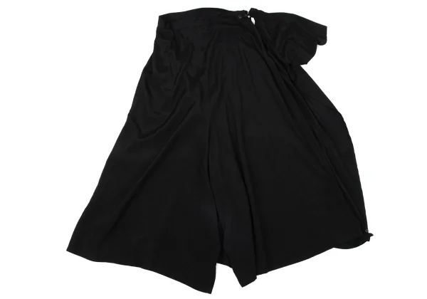 Yohji Yamamoto FEMME Asymmetry Drape Rayon Wrap Skirt Pants  K-170995_011