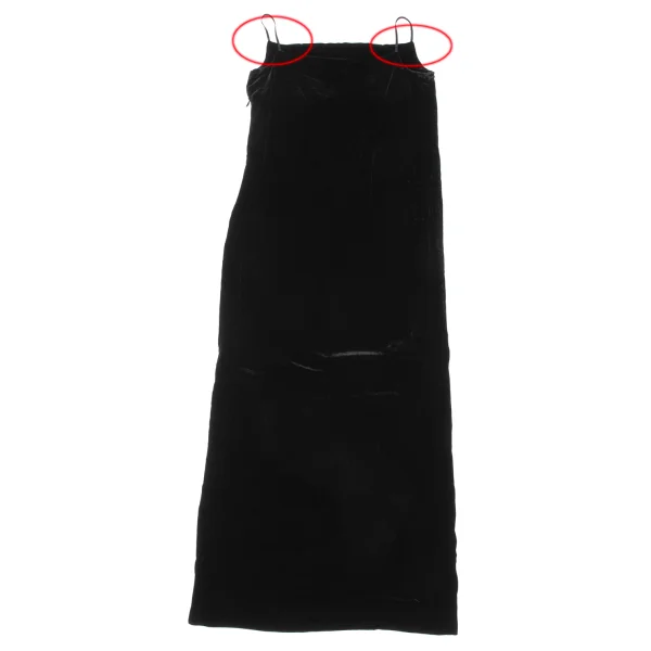 Yohji Yamamoto NOIR Velour Camisole Dress K-170996_009