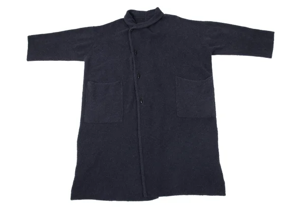JURGEN LEHL Angora Alpaca Blend Wool Pile Knit Coat K-170997_002