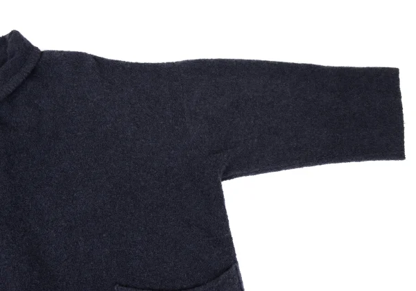 JURGEN LEHL Angora Alpaca Blend Wool Pile Knit Coat K-170997_006
