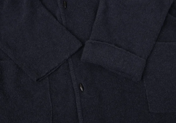 JURGEN LEHL Angora Alpaca Blend Wool Pile Knit Coat K-170997_007