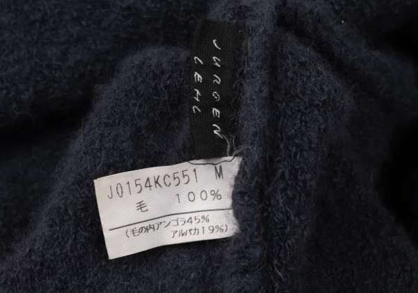 JURGEN LEHL Angora Alpaca Blend Wool Pile Knit Coat K-170997_014
