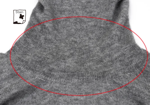 L'EQUIPE YOSHIE INABA Drape Neck Brushed Knit Sweater K-170998_005