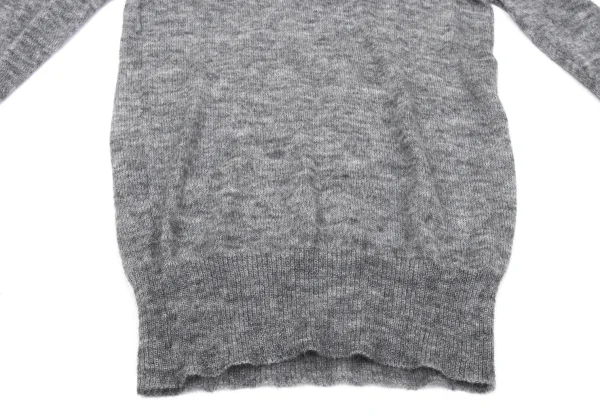 L'EQUIPE YOSHIE INABA Drape Neck Brushed Knit Sweater K-170998_011
