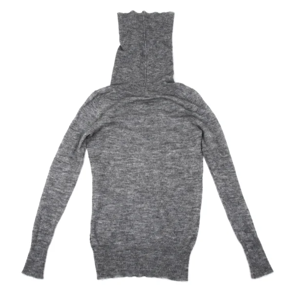 L'EQUIPE YOSHIE INABA Drape Neck Brushed Knit Sweater K-170998_013