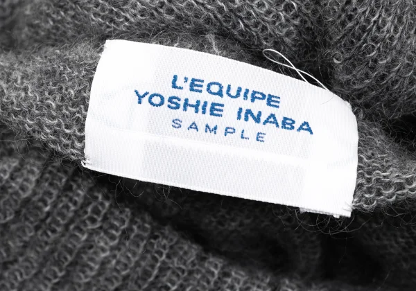 L'EQUIPE YOSHIE INABA Drape Neck Brushed Knit Sweater K-170998_017