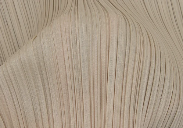 PLEATS PLEASE Striped Print Switching High-neck Tank Top K-171005_008