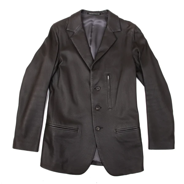 Y's Deerskin Zip Pocket Jacket K-171006_002