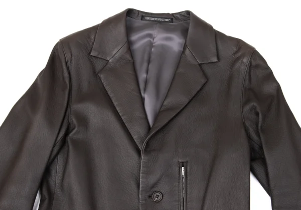 Y's Deerskin Zip Pocket Jacket K-171006_003