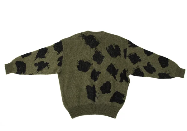 ISSEY MIYAKE MEN Blended Wool Jacquard Knit Sweater K-171007_009