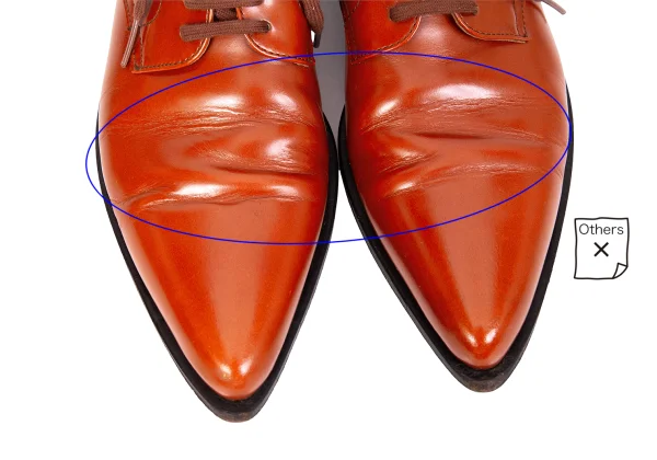 COMME des GARCONS Lace Stay Leather Shoes K-171008_006