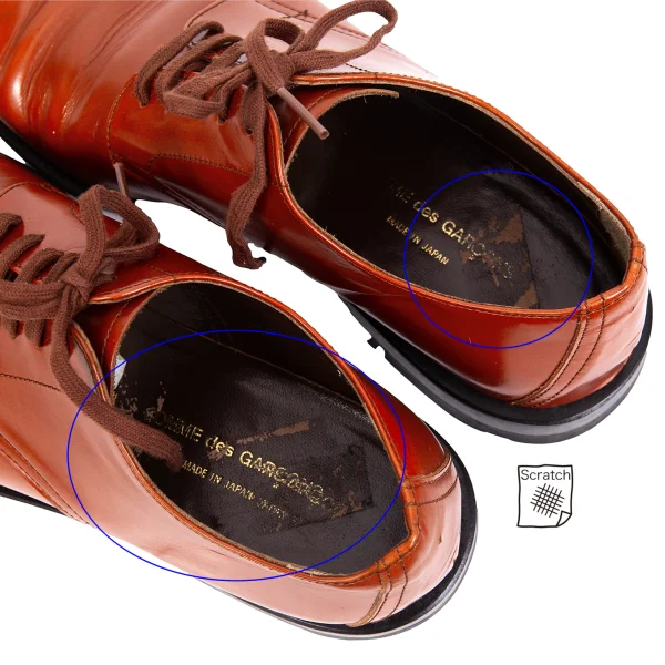 COMME des GARCONS Lace Stay Leather Shoes K-171008_014