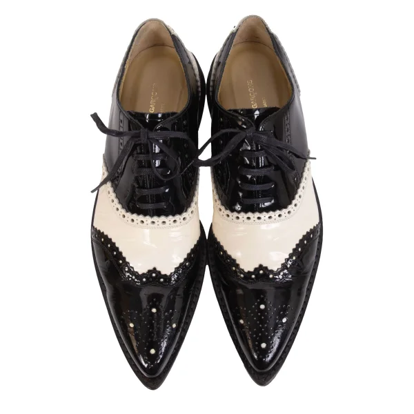 COMME des GARCONS Patent Leather Wingtip Shoes K-171010_002