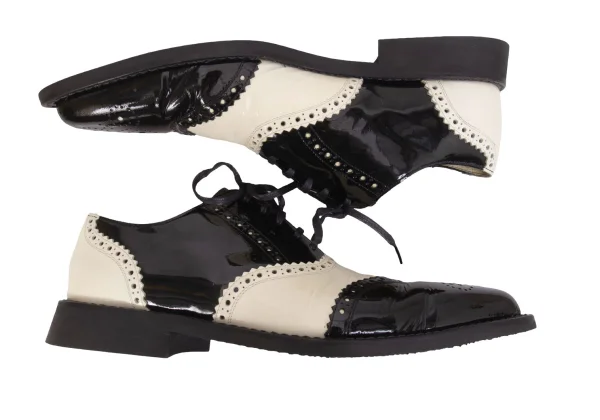 COMME des GARCONS Patent Leather Wingtip Shoes K-171010_003