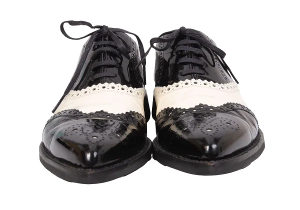 COMME des GARCONS Patent Leather Wingtip Shoes K-171010_004