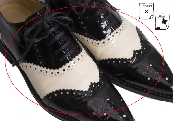 COMME des GARCONS Patent Leather Wingtip Shoes K-171010_006