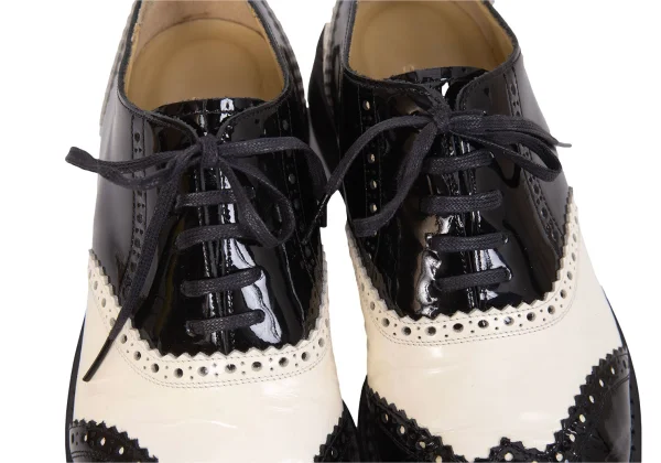 COMME des GARCONS Patent Leather Wingtip Shoes K-171010_007