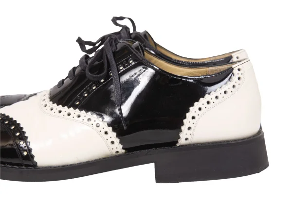 COMME des GARCONS Patent Leather Wingtip Shoes K-171010_008